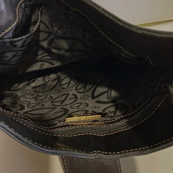 Francesco Biasia black leather hobo handbag - Picture 8 of 12